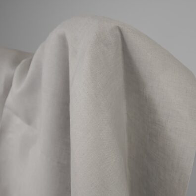 Jasnoszary len splot płócienny