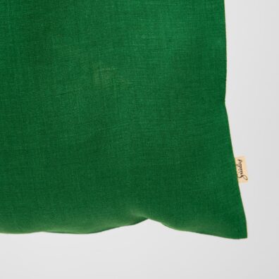 Torba z zielonego lnu