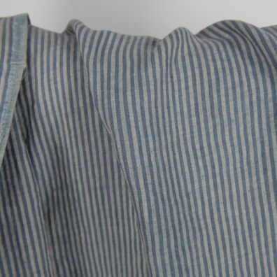 Miękki dekatyzowany len w paski