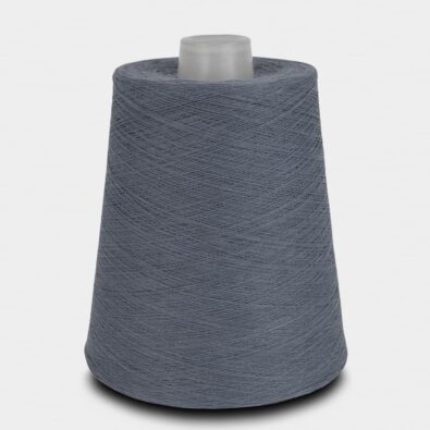 Przędza bawełniana szara w granat 7(9).