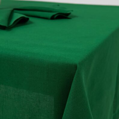 Szmaragdowozielony obrus