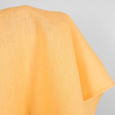 Gładki jasny żółty len.