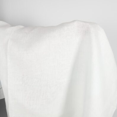 Tkanina lniana w kolorze lodu