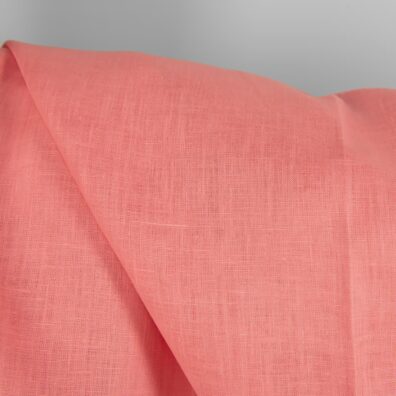 Gładki różowy len