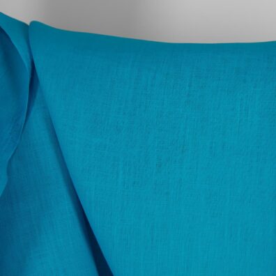 Gładki jaskrawy niebieski len