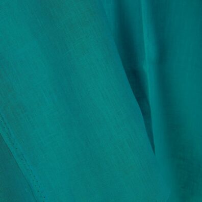 Gładki turkusowy len