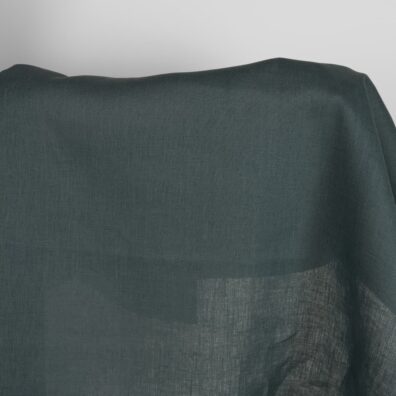 Szara lniana tkanina