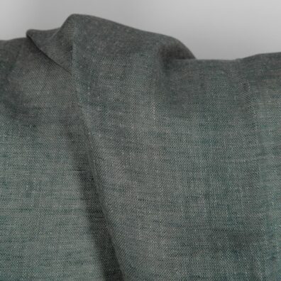 Granatowa strona tkaniny lnianej