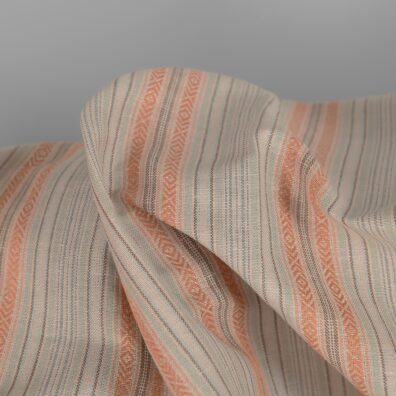 Żakardowa tkanina lniano-bawełniana