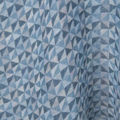 Prany len w geometryczny wzór