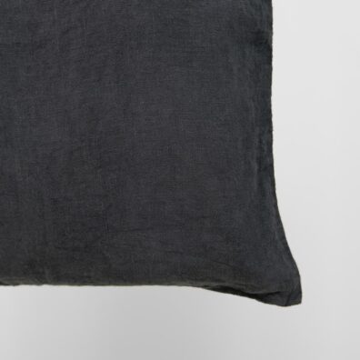 Szara lniana torba na zakupy