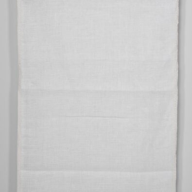 Ścierkowa biała waflowa tkanina lniana
