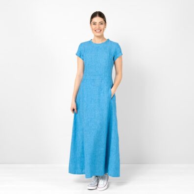 SIMA niebieska sukienka