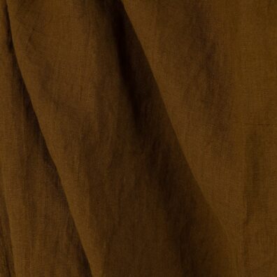 Prany złocisty brąz len 100%