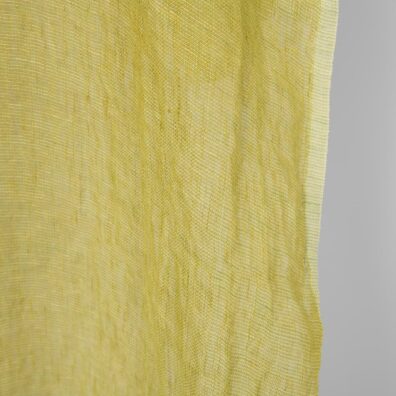 Przeźroczysty len firankowy