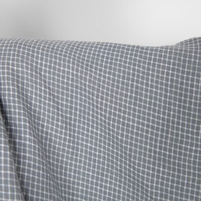 Prana tkanina lniana w krateczkę