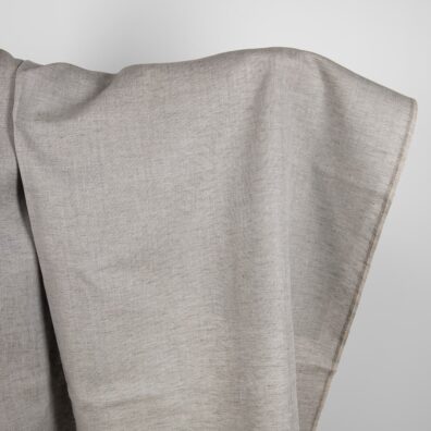Tkanina lniana szary melanż