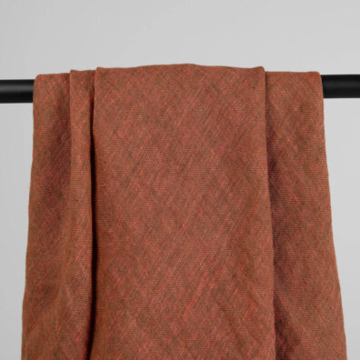 Chusta z pranego melanżowego lnu