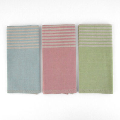 Komplet lniano - bawełnianych ścierek kuchennych