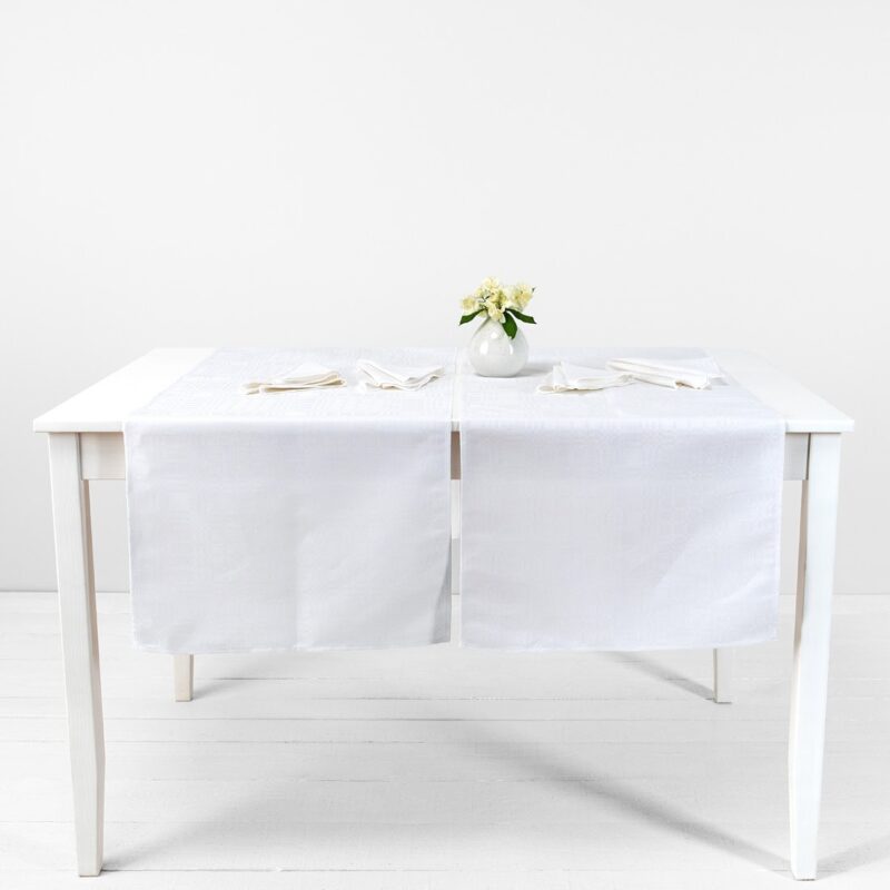 CAMPO śnieżnobiały bieżnik stołowy