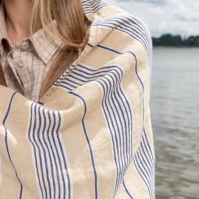 Ręcznik plażowy w paski