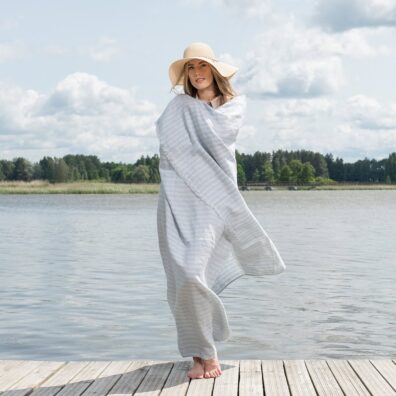 Ręcznik plażowy w paski