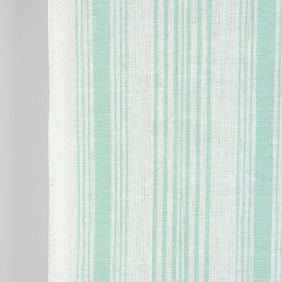 Ścierkowa tkanina w jasne zielone paski