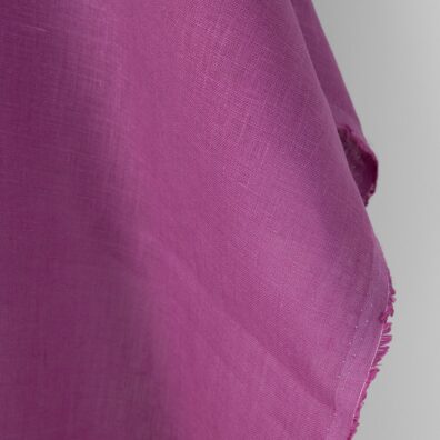 Len 100% w kolorze ciemnego różu