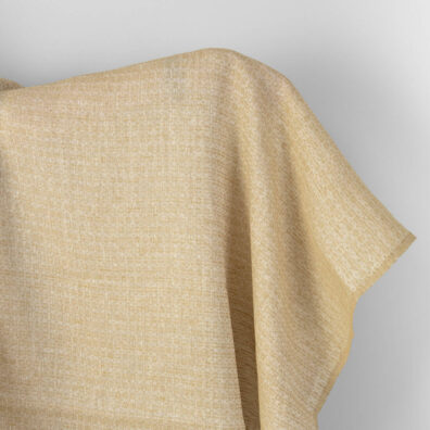 Tkanina lniana w żółte kwiatki