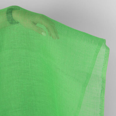 Przeźroczysty zielony len