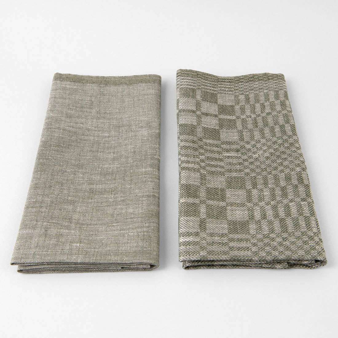 Ścierki: w kratkę i gładko wyktana