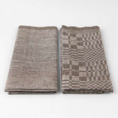 Ścierki: w kratkę i gładko wyktana