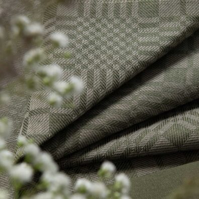 Serwetka w zieloną kratkę