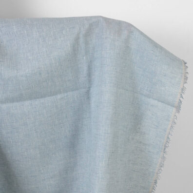 Niebieskawy melanżowy len