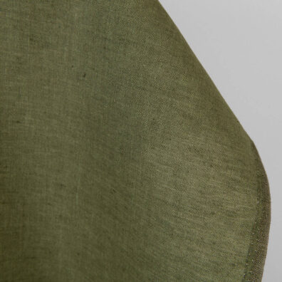 Tkanina lniana zielony melanż