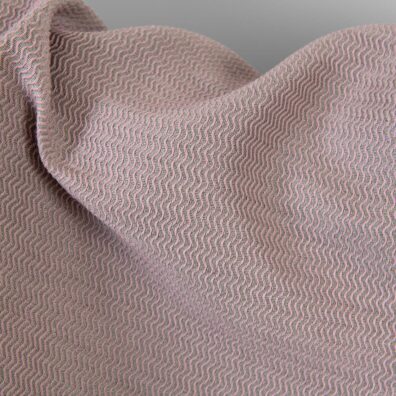 Liliowa w szarość tkanina lniano - bawełniana