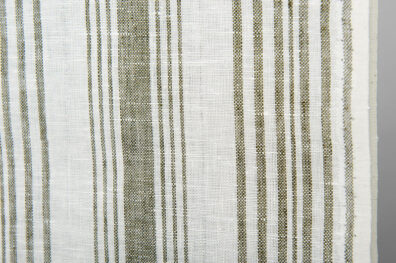 Biało - zielony ścierkowy len