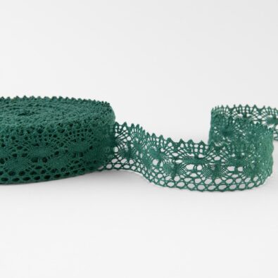 Zielona koronka lniana Nr 77