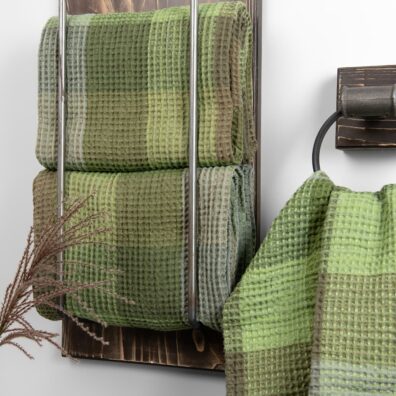 pellavaiset kylpypyyhkeet vihreä