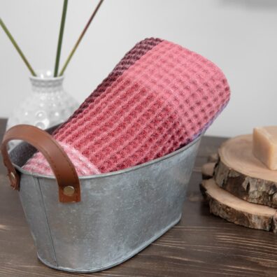 pellava lila kylpypyyhe