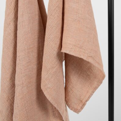 pellavainen puuteripyyhe