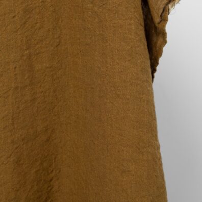 Leveä pellavakangas ruskea pesty