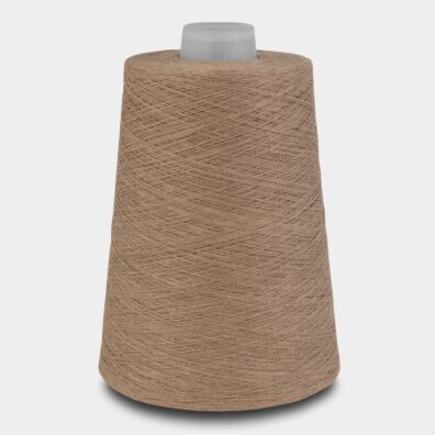 Pellavalangat vaaleanruskealla värillä kudontaan, neulontaan, virkkaukseen