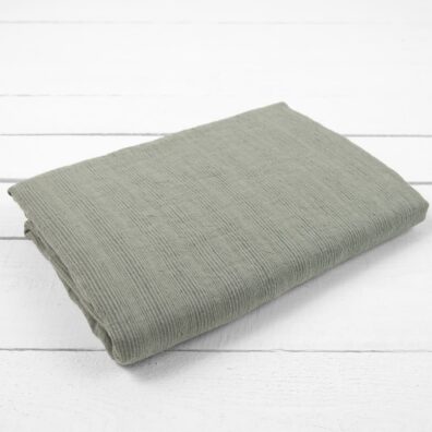 vihreä raidallinen pellava litteä lakana