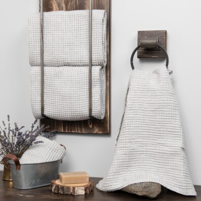 pellava puuvilla ice harmaa kylpypyyhe