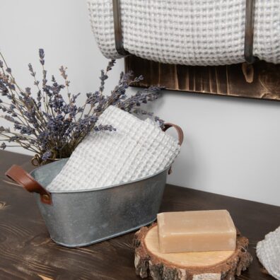 pellava puuvilla ice harmaa kylpypyyhe