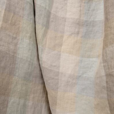 pellava pesty ruudut beige hiekka