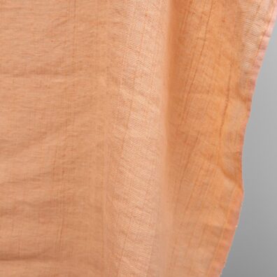 pellava pesty persikanvärinen kangas panama