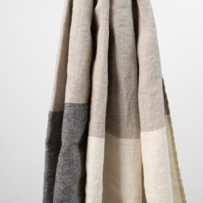 pellavavilla beige huivi