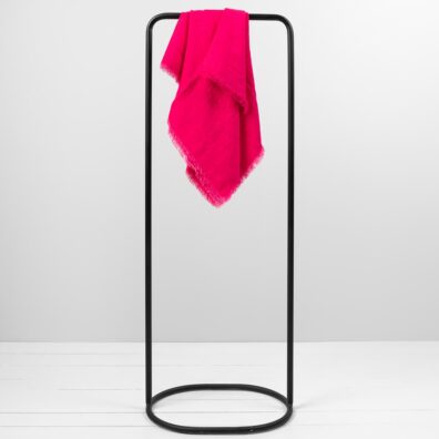 pellavainen fuksia huivi